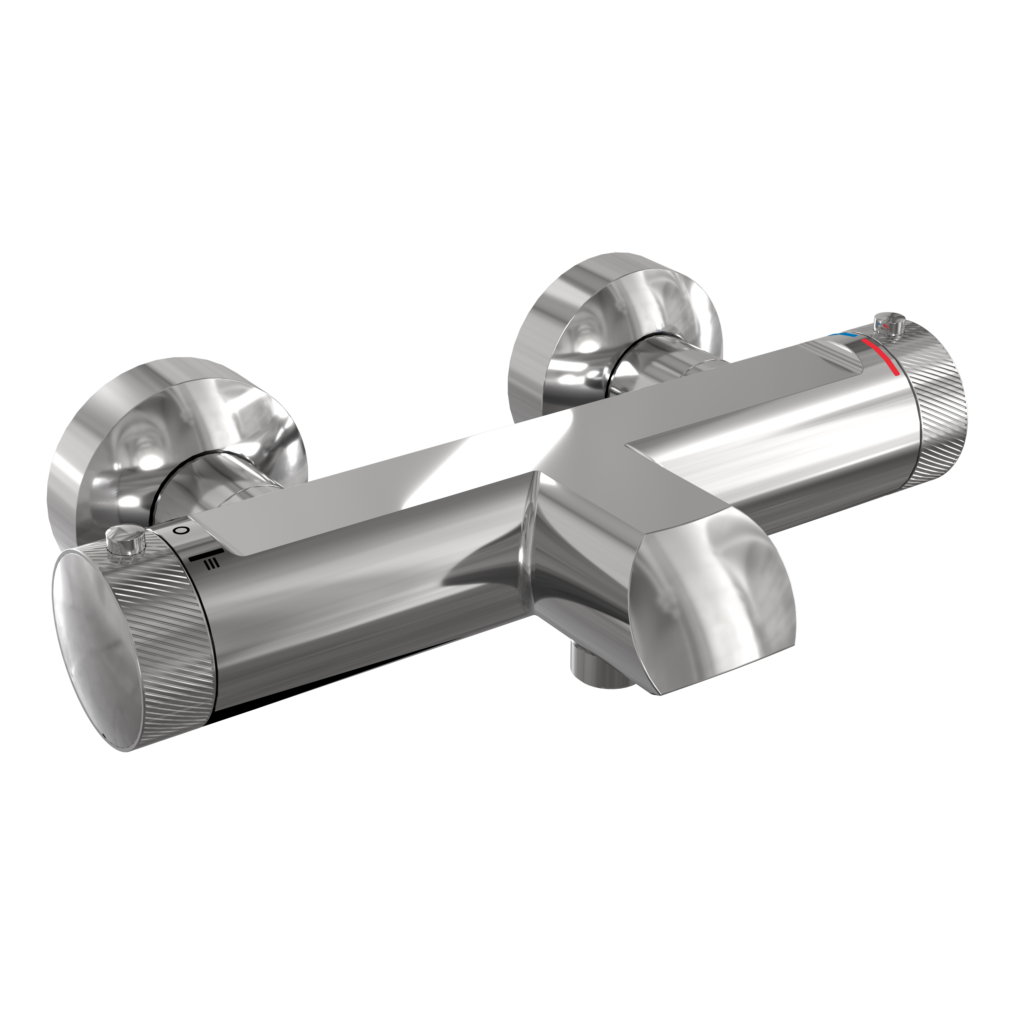 Opbouw-badthermostaat  AquaXPro Rond